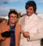 David Dickinson and friend