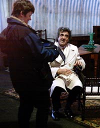 David Dickinson filming the new primetime series at Newark